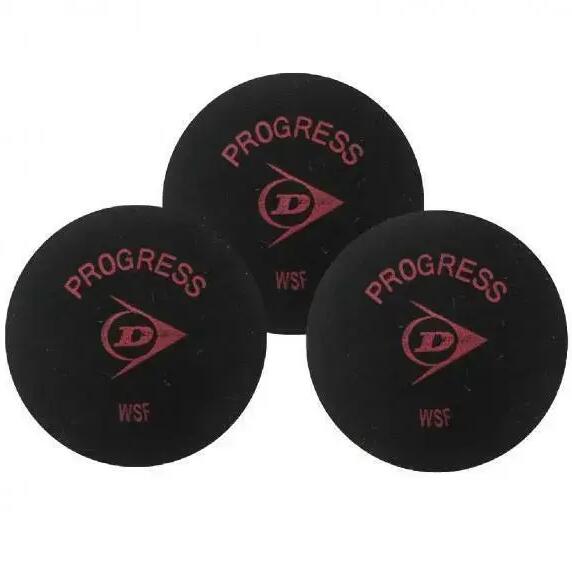 Dunlop Progress Red Dot Squash balls - 3 Pack