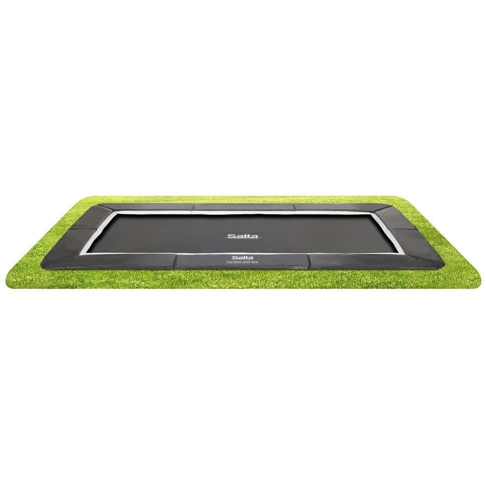 SALTA 10ft x 7ft Salta Black Royal Baseground Rectangular Trampoline