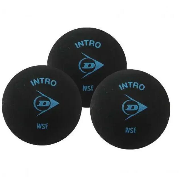 Dunlop Intro Blue Dot Squash balls - 3 Pack