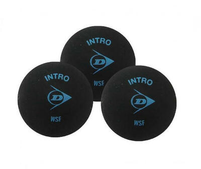 Set van 3 squashballen dunlop intro blister