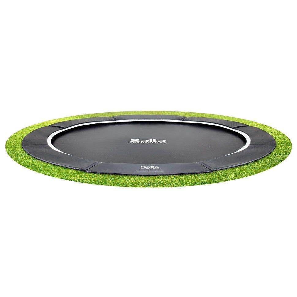 SALTA 12ft Salta Black Royal Baseground Round Trampoline