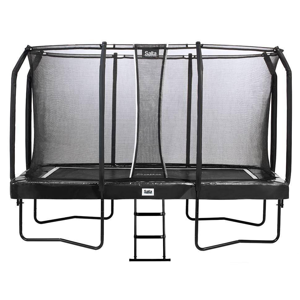 SALTA Trampoline - First Class - 366x214 cm - Rechthoekig Zwart