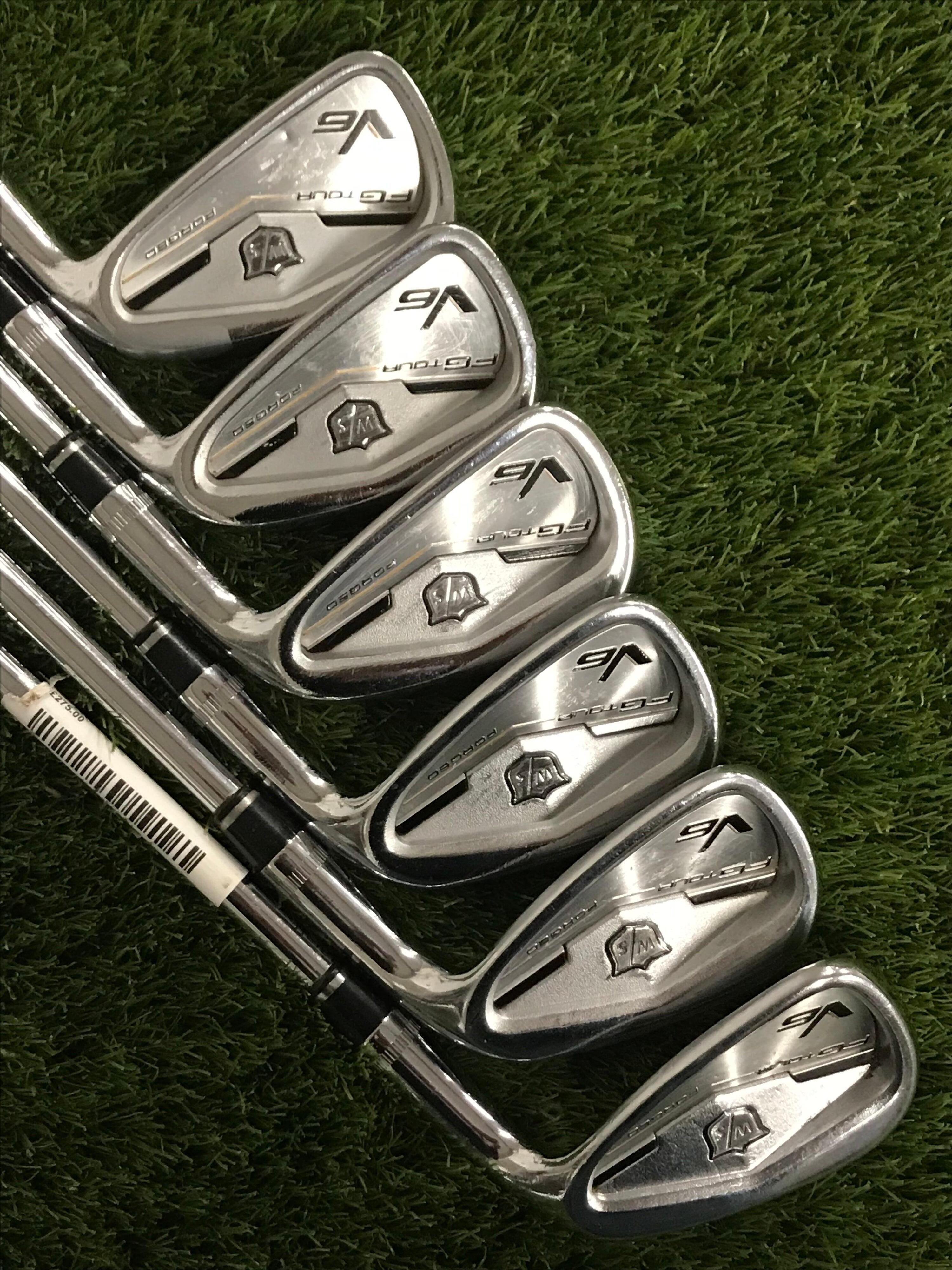 Wilson Staff FG Tour V6 Forged 6 Iron Regular Steel Shaft Wilson Staff Grip Wilson Staff FG Tour V6 Forged 6 Iron Regular Steel Shaft Wilson Staff Grip