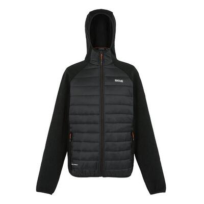 Heren newhill gewatteerd hybride jack (zwart)