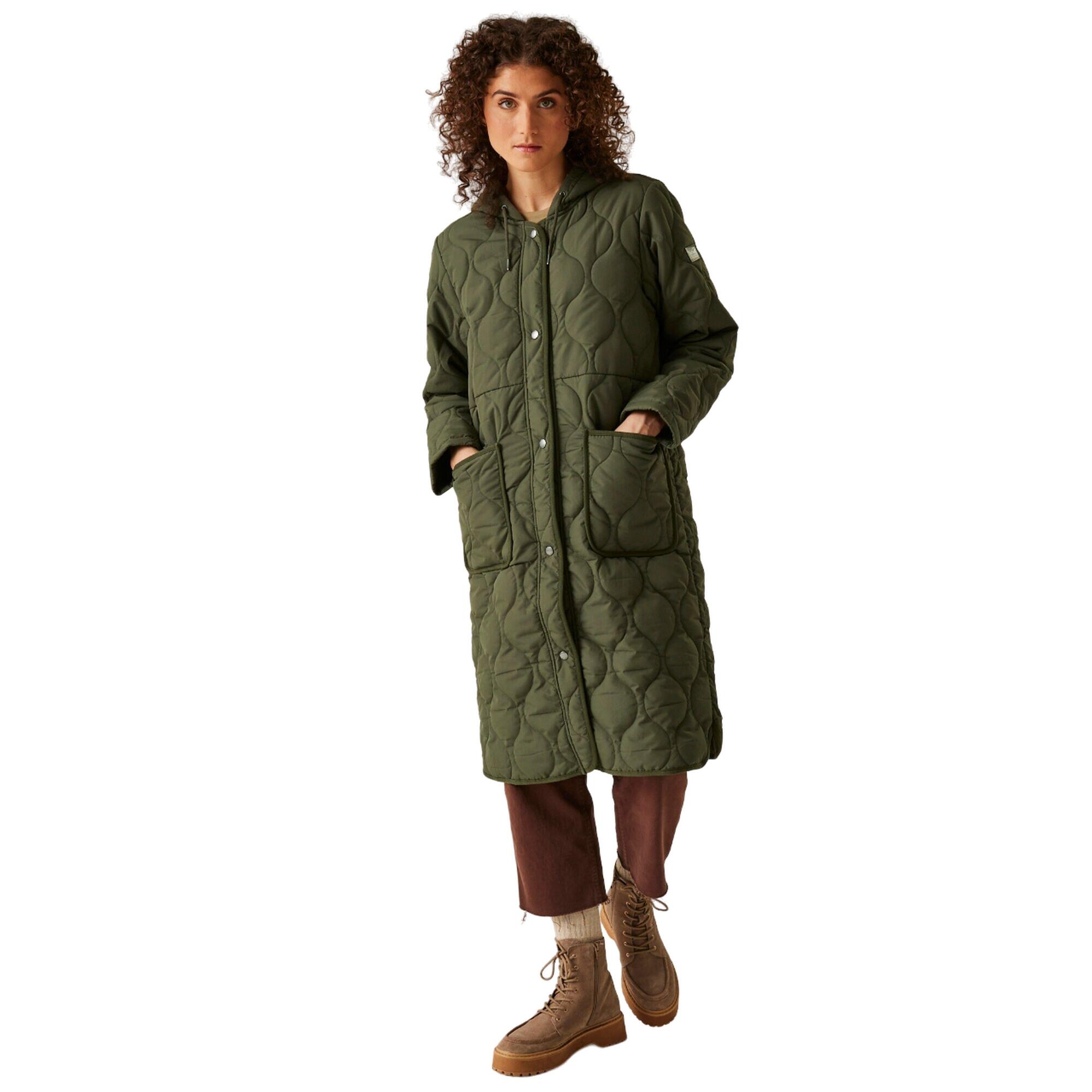 "Jaycee II" Steppjacke für Damen Dunkel-Khaki 4/5