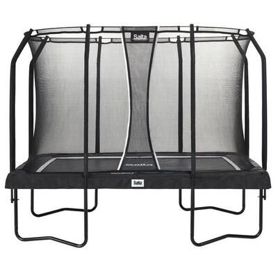 Trampoline - premium black edition - 214 x 153 cm - rechthoekig zwart