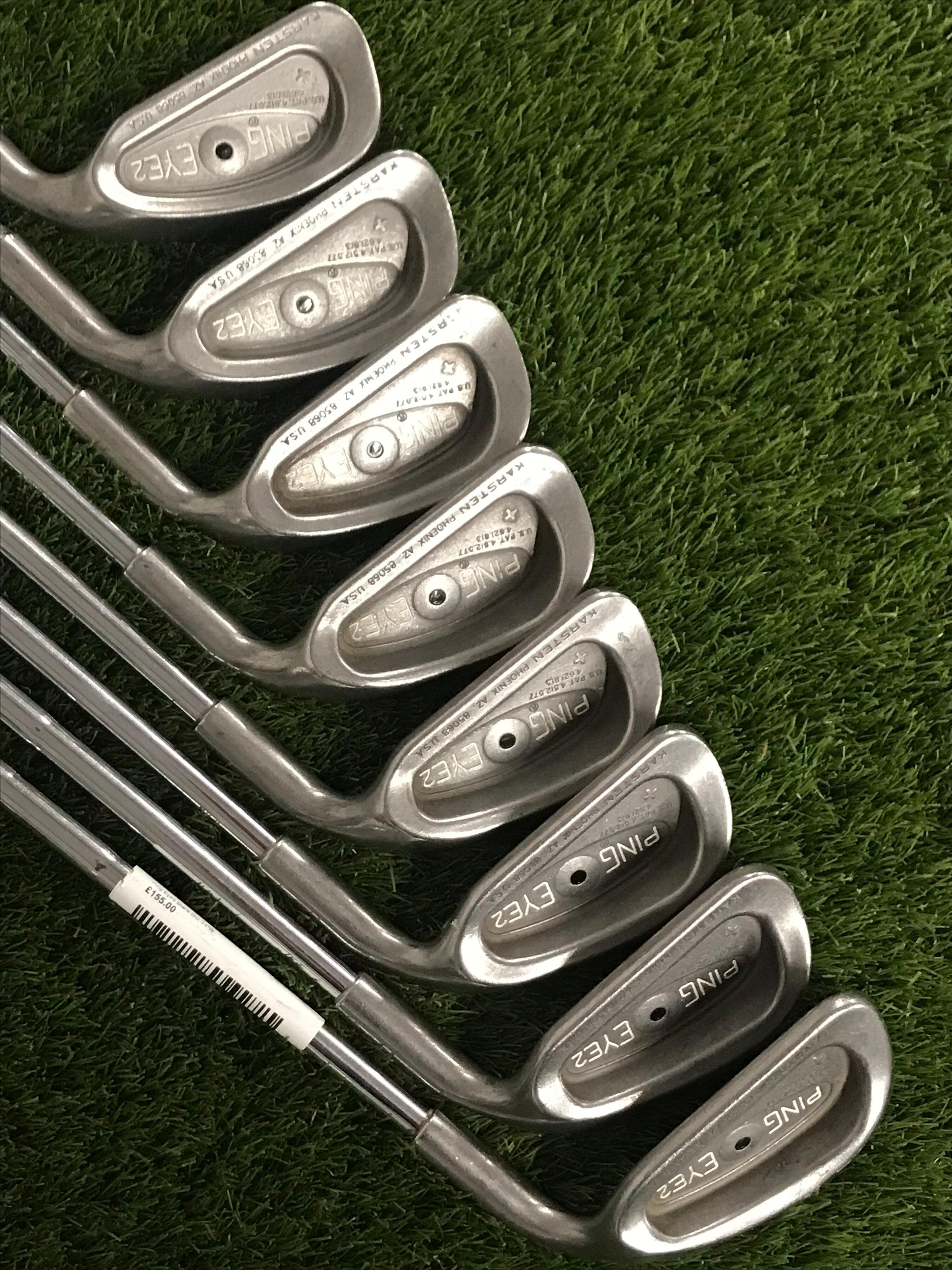PING GRADE B-Ping Eye2 Black Dot Irons 3-PW