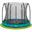 Trampoline - Sol Comfort Edition - 305 cm - Rond Vert