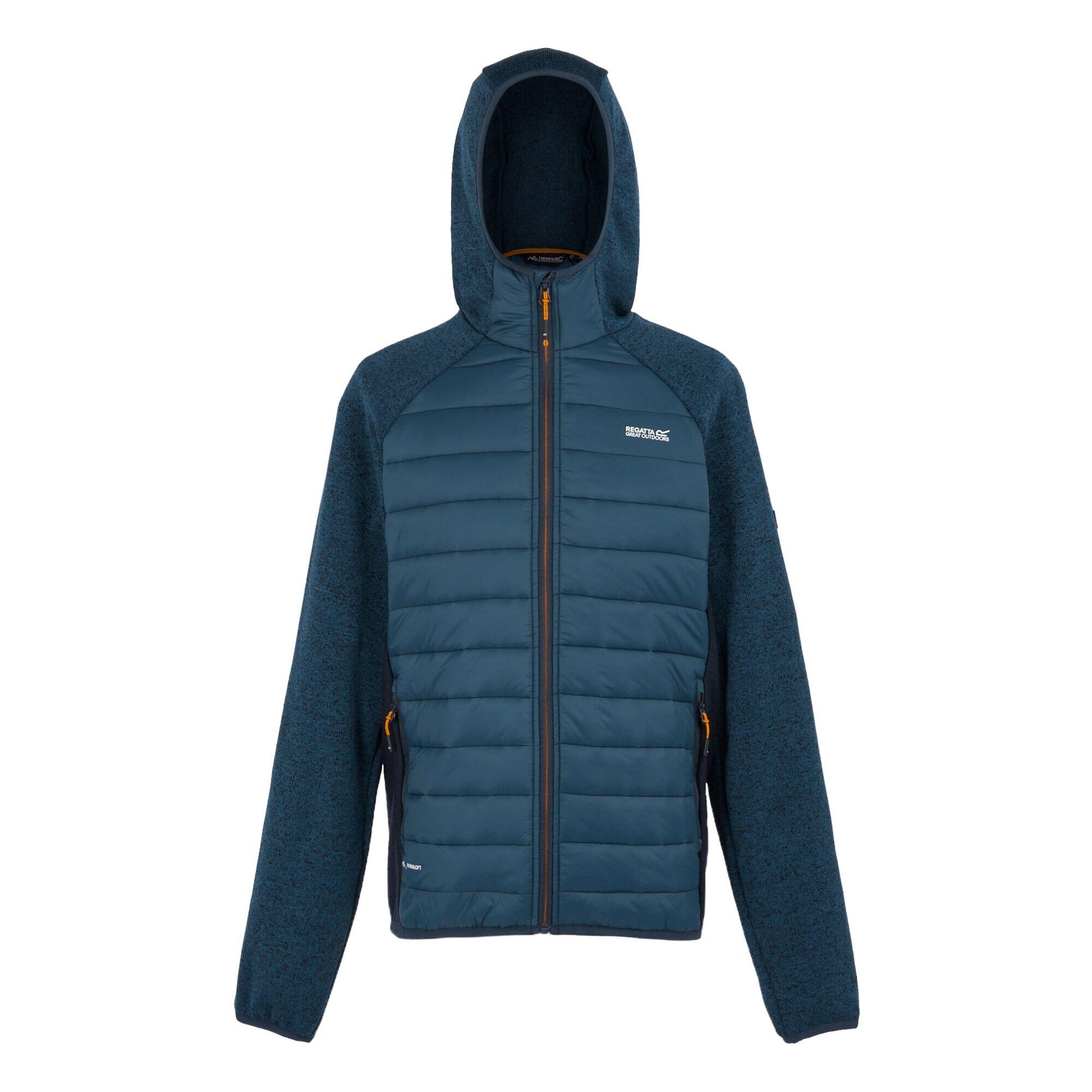 REGATTA Heren Newhill gewatteerd hybride jack (Moonlight Denim/Navy)