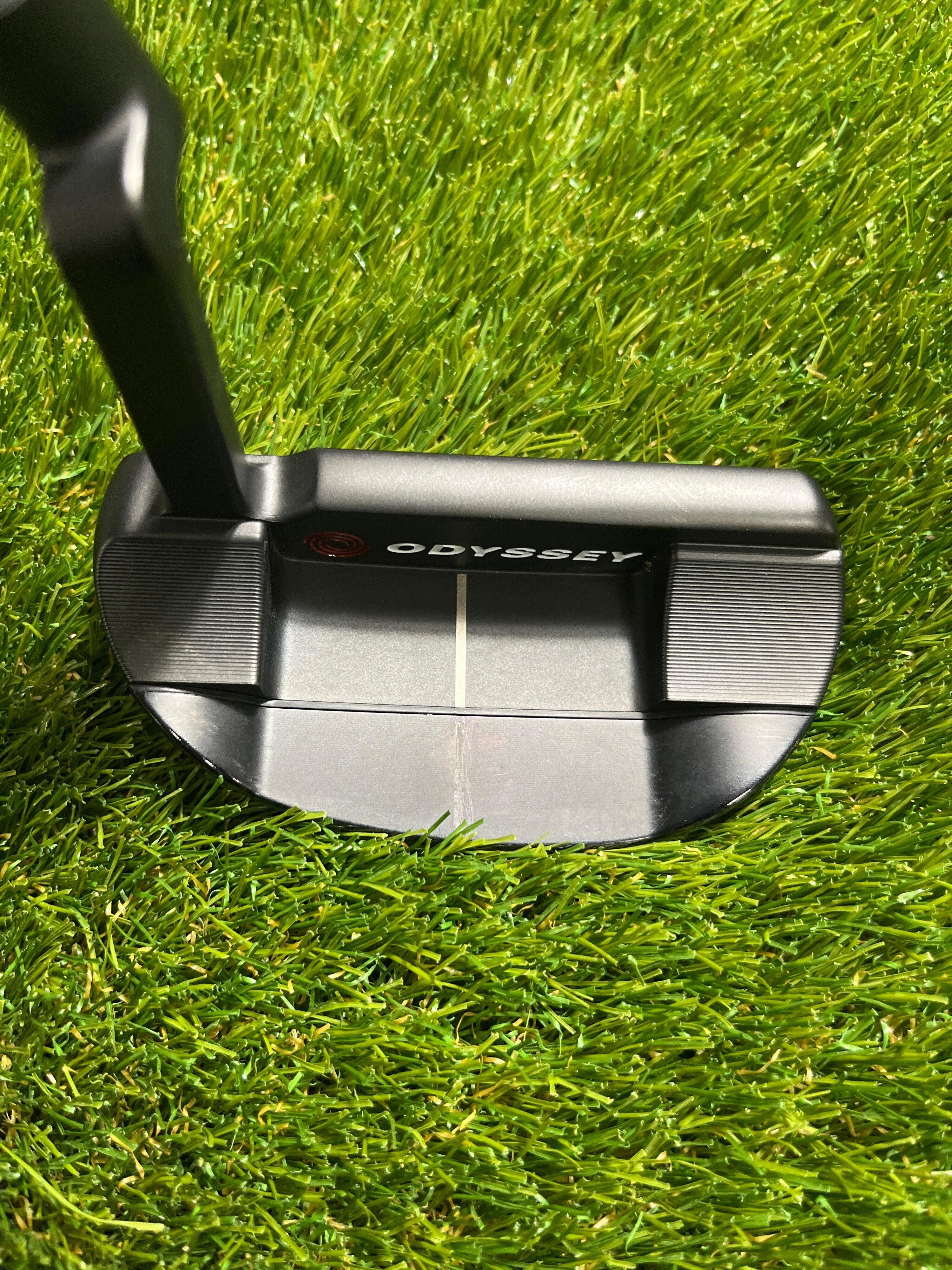 GRADE B-Odyssey White Damascus 34"Putter 1/4