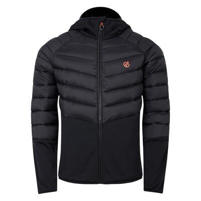 Heren torrek hybride jas (zwart)