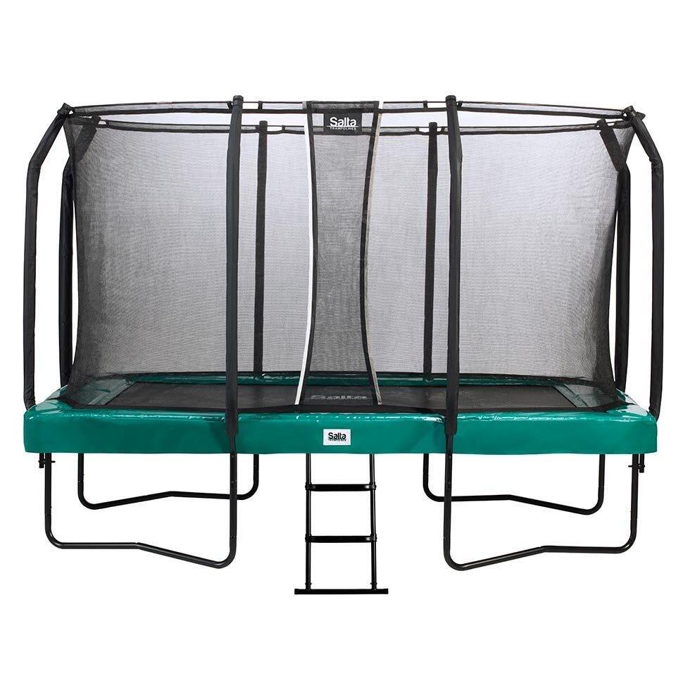 SALTA 12ft x 7ft Salta Green Rectangular First Class Trampoline