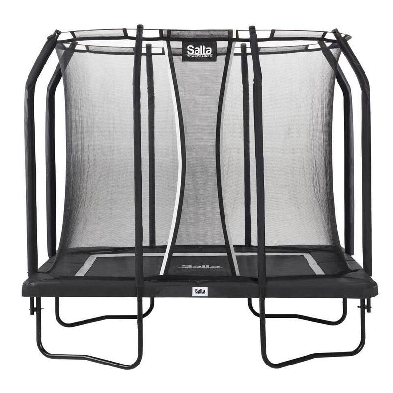 Trampoline - Premium Black Edition - 214 x 153 cm - Rectangulaire Noir
