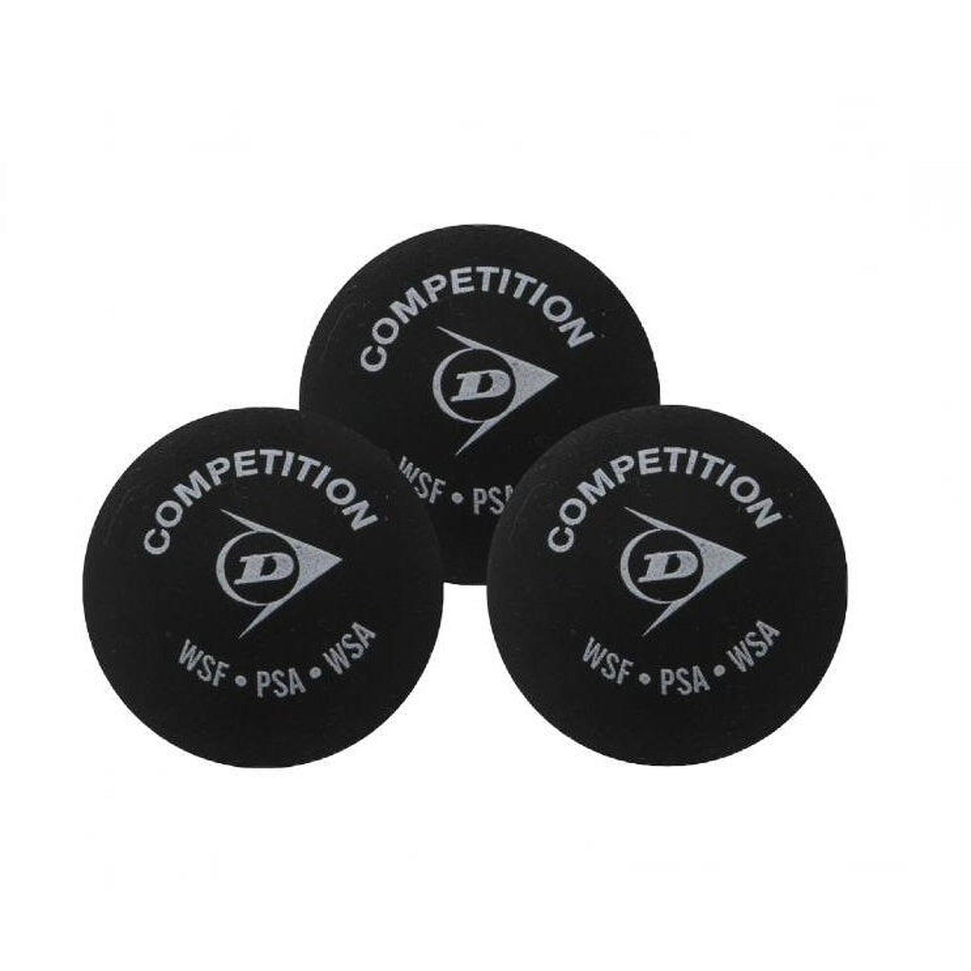 Piłki do squasha Dunlop Competition Squash Ball 3 szt