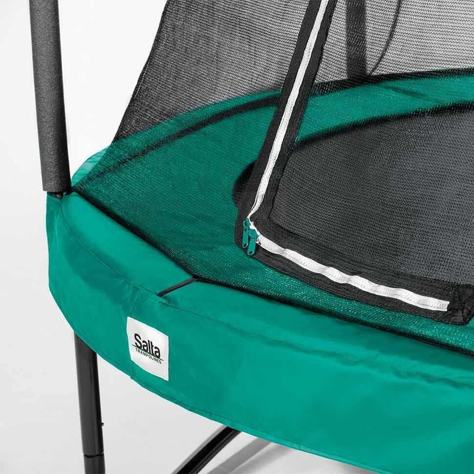 12ft Salta Green Round Comfort Edition Trampoline 4/7