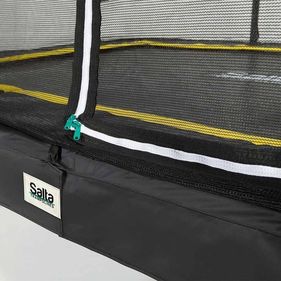 7ft x 5ft Salta Black Rectangular Comfort Edition Trampoline 3/7