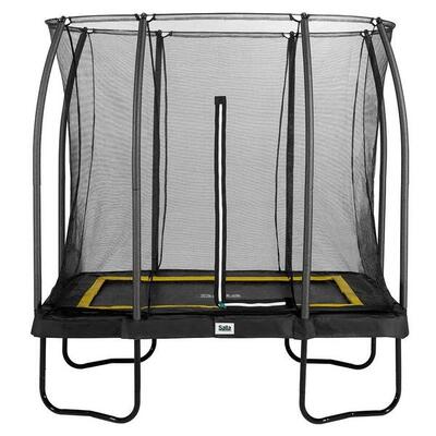 Trampolin - Comfort Edition - 214 x 153 cm - Rechteckig Schwarz