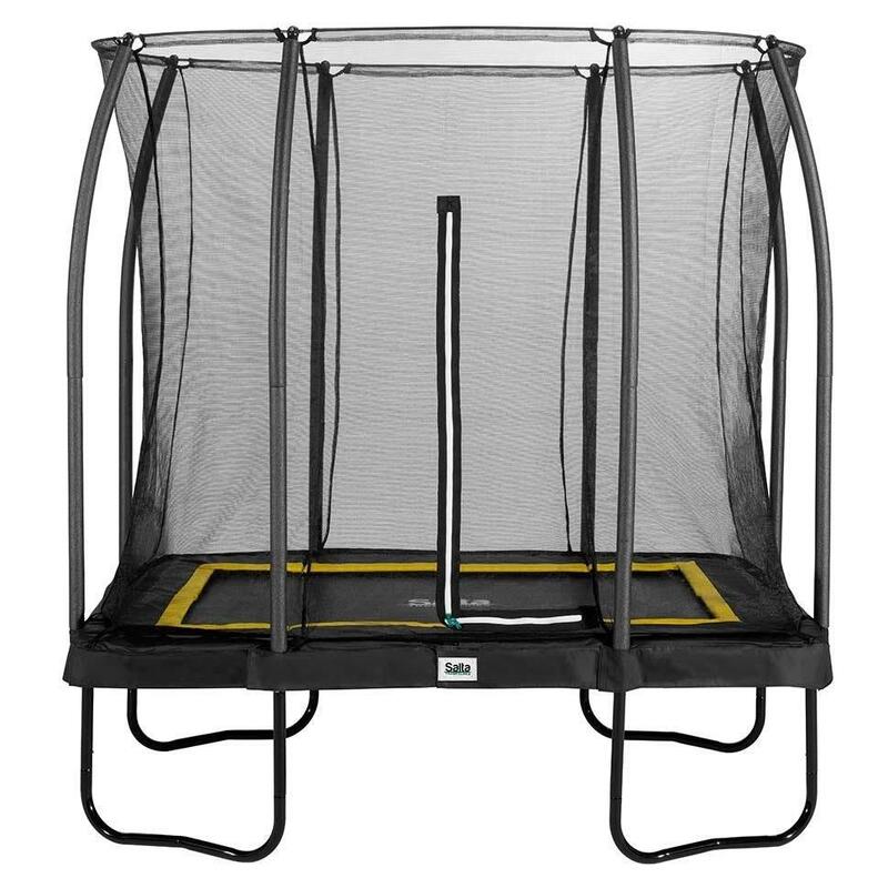 Trampoline - Comfort Edition - 214 x 153 cm - Rectangulaire Noir