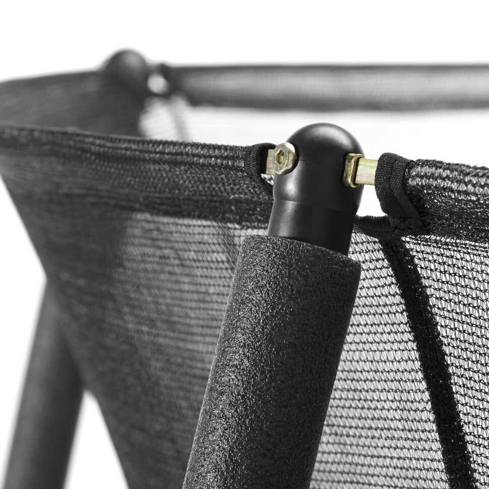 7ft x 5ft Salta Black Rectangular Comfort Edition Trampoline 4/7