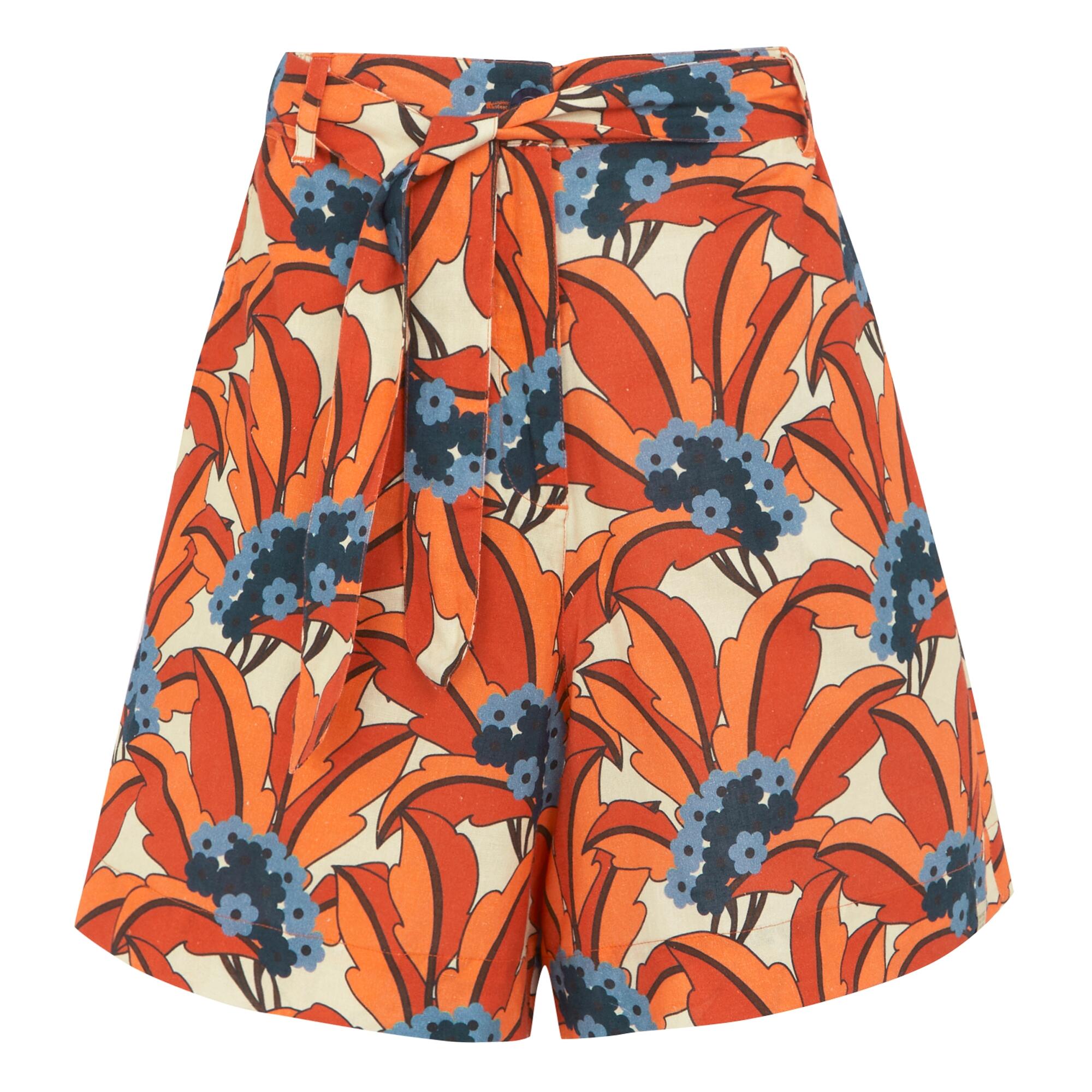 REGATTA Womens/Ladies Orla Kiely Summer II Tropical Shorts (Orange)