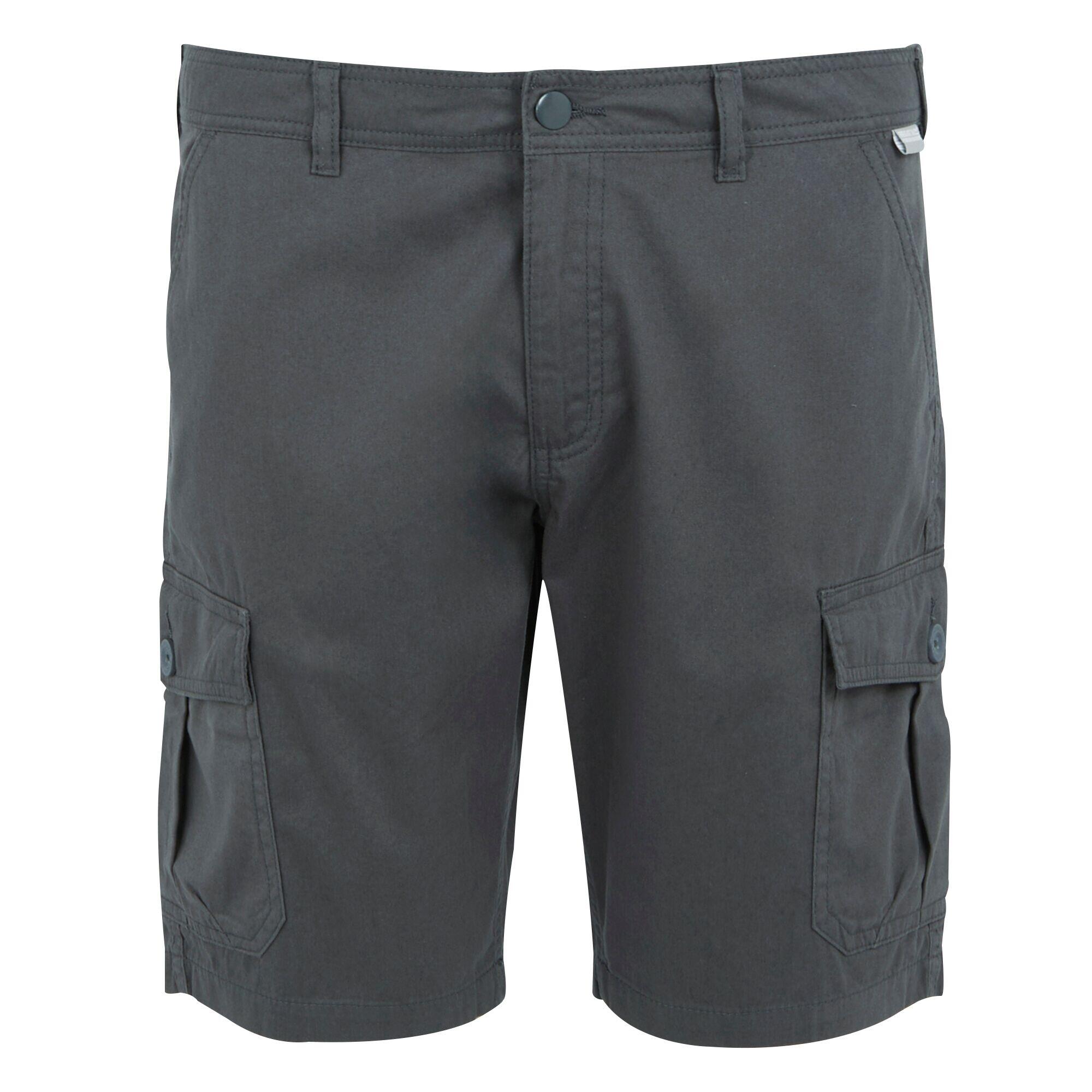 REGATTA Mens Ruwan Casual Shorts (Seal Grey)