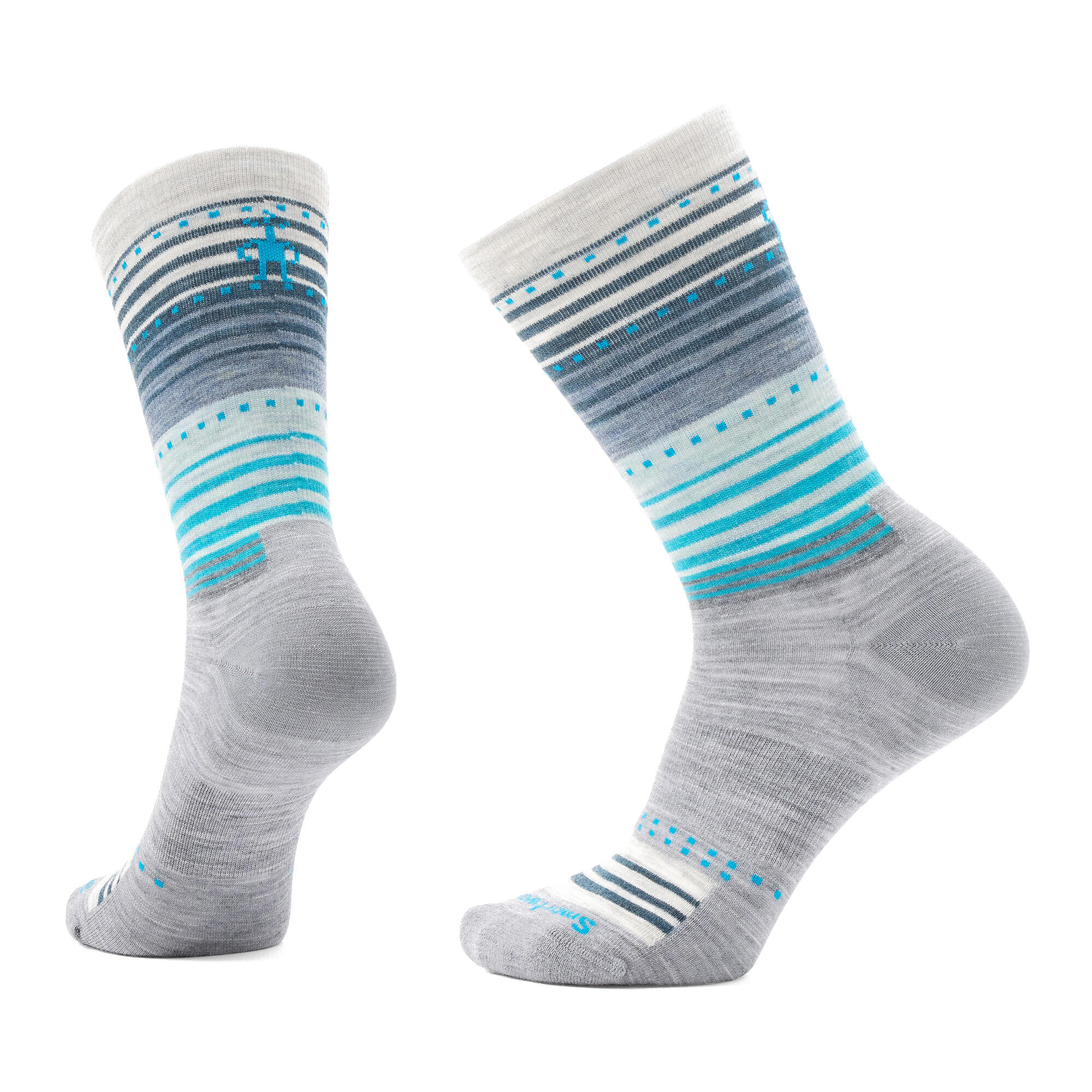 Meias de trekking Smartwool Everyday Stitch Stripe Crew 1/2