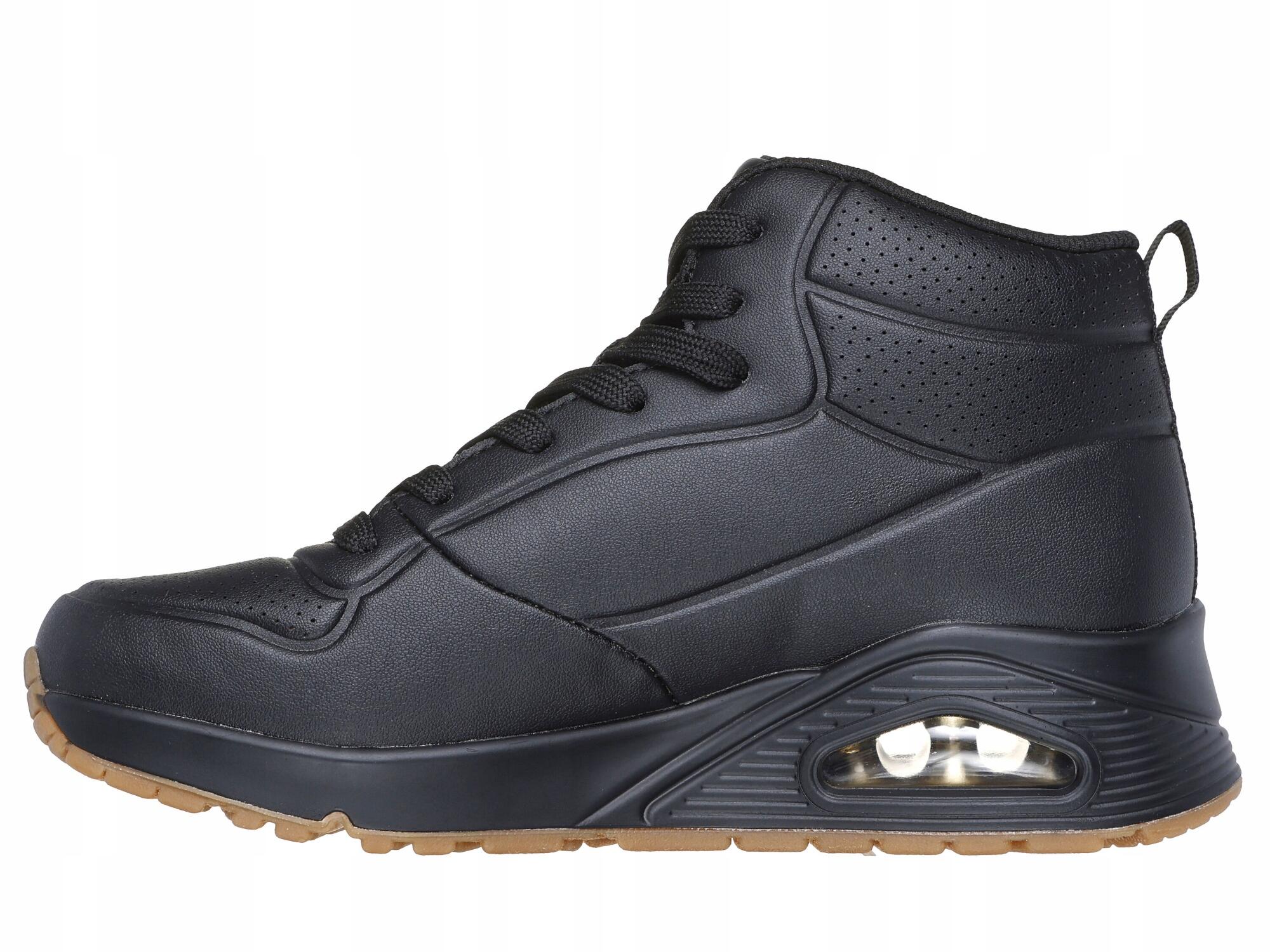 BUTY damskie SKECHERS UNO HIGH 177097-BBK wysokie sportowe na jesień 36,5 4/7