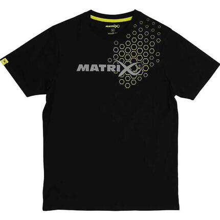 Koszulka Męska Wędkarska Z Nadrukiem Logo Matrix Hex Print T-Shirt