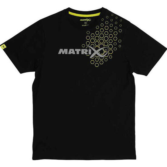 Koszulka Męska Wędkarska Z Nadrukiem Logo Matrix Hex Print T-Shirt
