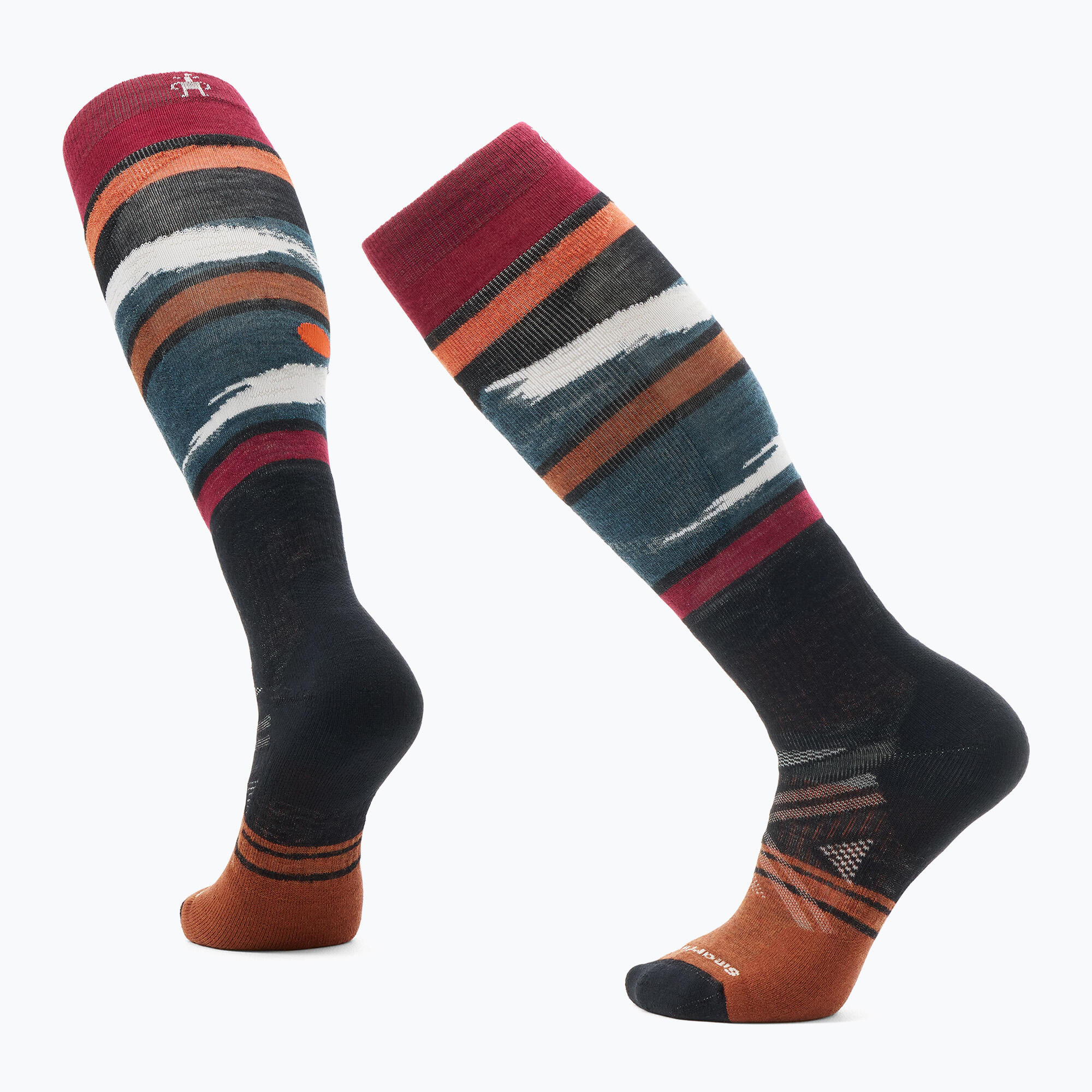 Calcetines de esquí OTC Smartwool Ski Full Cushion Midnight Ski Pattern 2/2