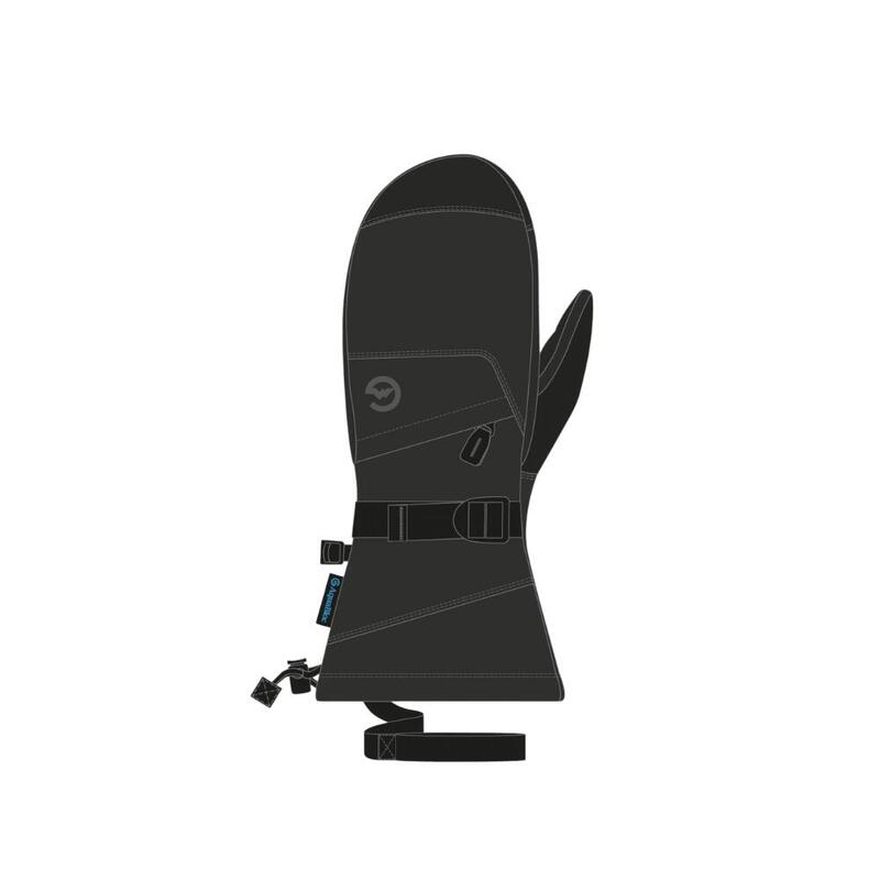 JUNIOR Moufles de ski BLACK