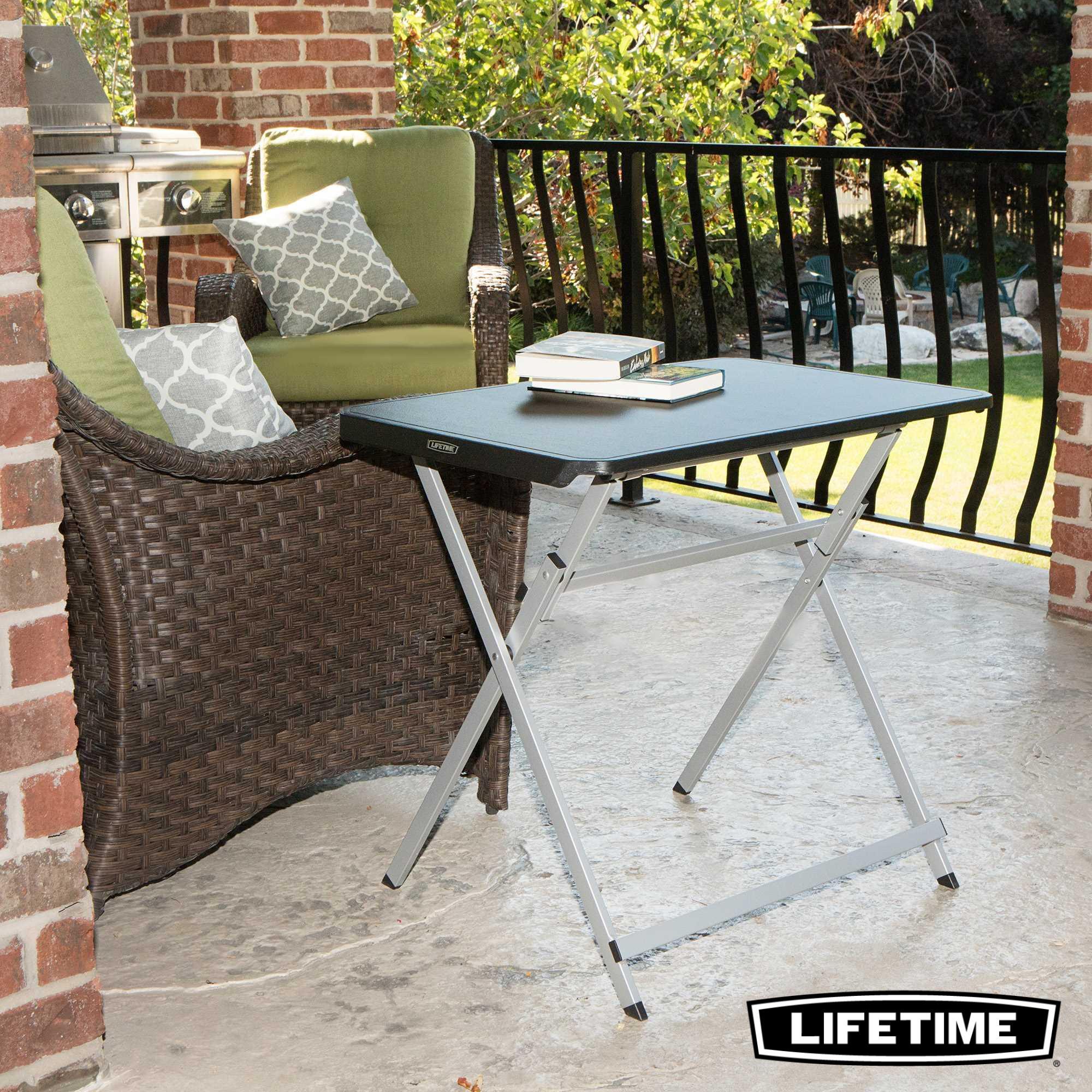 Mesa personal plegable rectangular 75x50,5x66 cm Lifetime 6/7