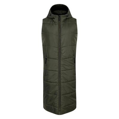 Dames distinguish gilet (donkere khaki)
