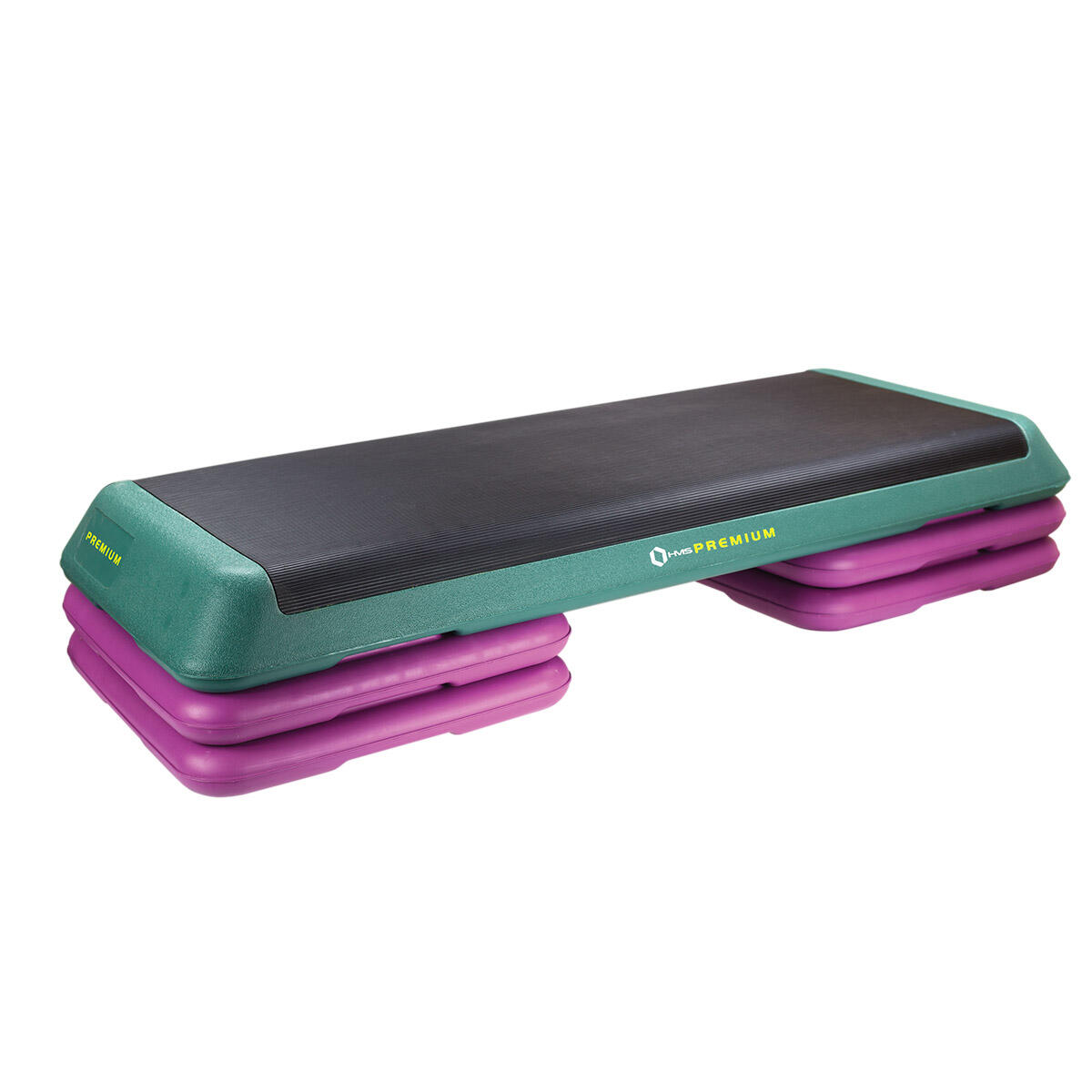 Hms Premium - Planche De Step Aérobic As006 Hms Premium - Step - Noir|rose|vert - Taille Unique - Decathlon