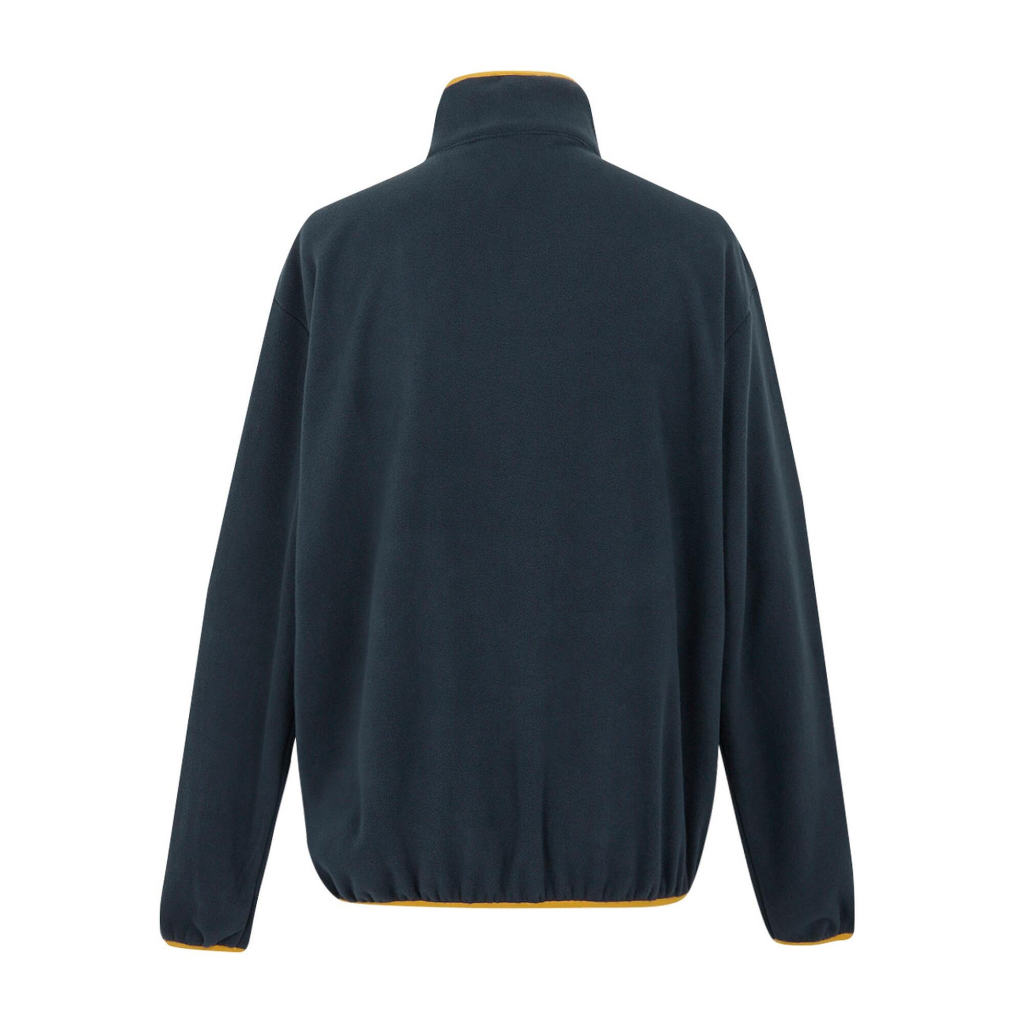 Felpa In Pile Mezza Cerniera Uomo Regatta Frankie Blu Navy Mostarda 2/5