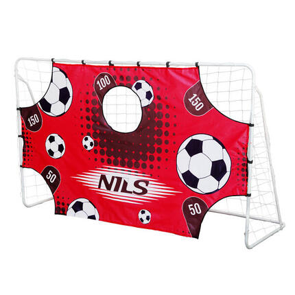Voetbaldoel NILS BR240P 240 × 150 cm met schottraining target
