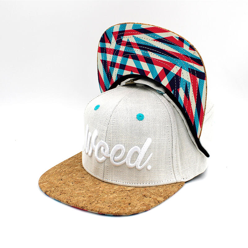 Honkbalpet voor heren met kurk Woed SPIRAL snapback cap