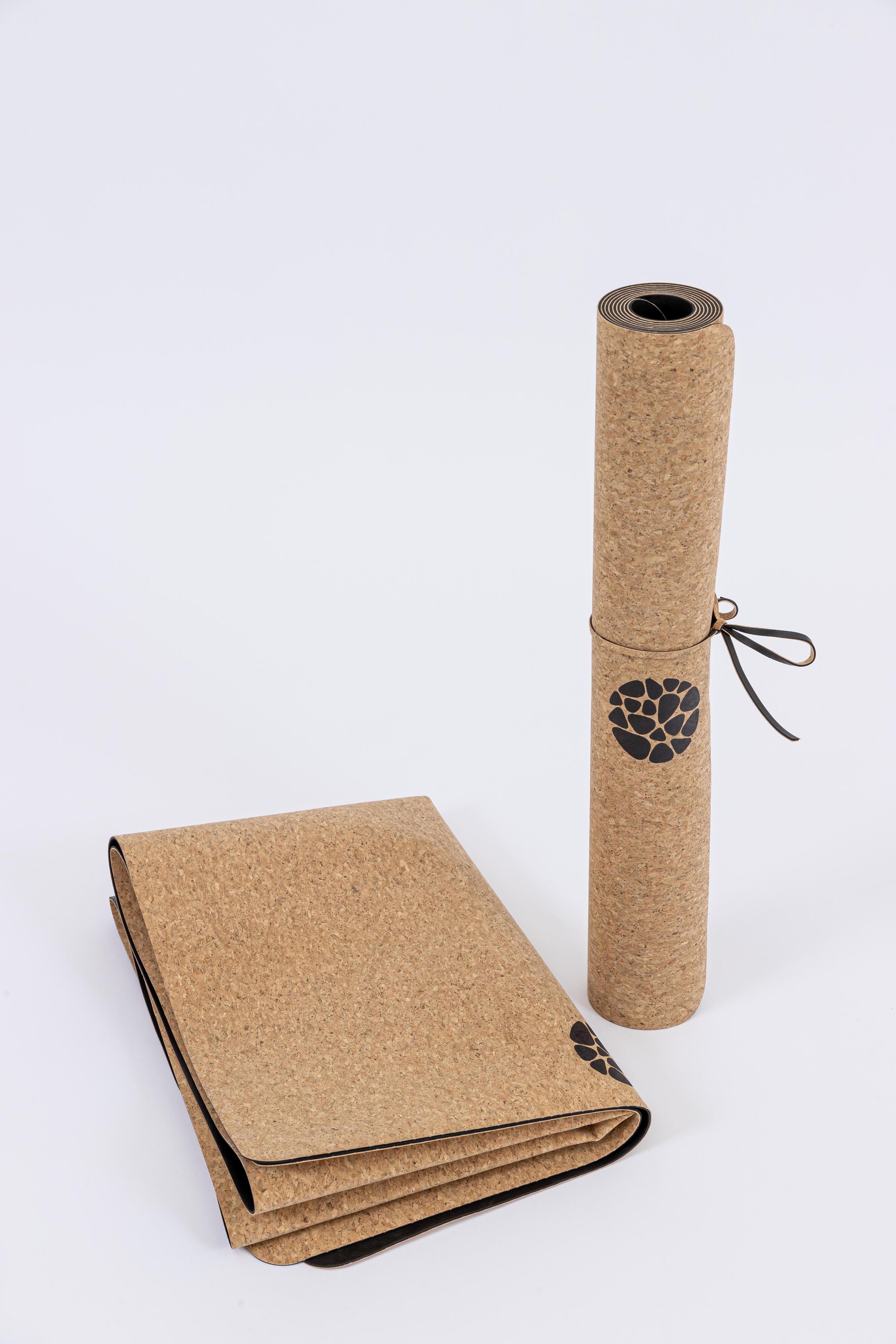 Tapis de yoga 'Voyage' - Pliable - Liège naturel - 1,6mm- 183x65cm 7/7