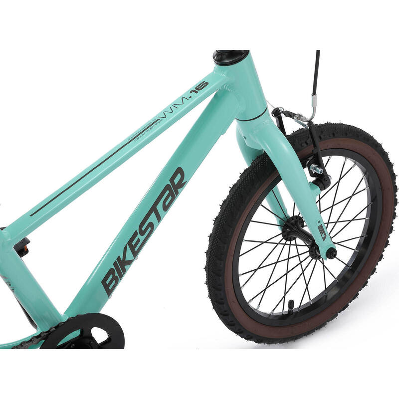Vélo de ville 16" pour enfants 4 ans, VTC en aluminium léger 7 kg