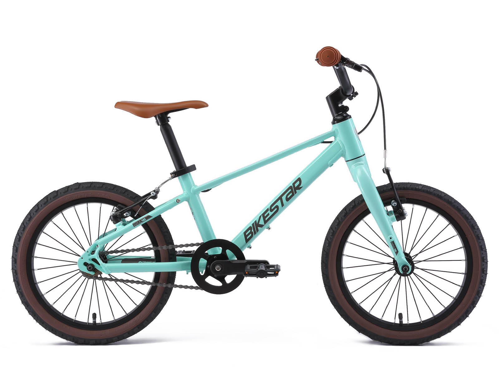 BIKESTAR Bikestar Kinderfahrrad leicht 16 Zoll 1 Geschwindigkeit mintgrün