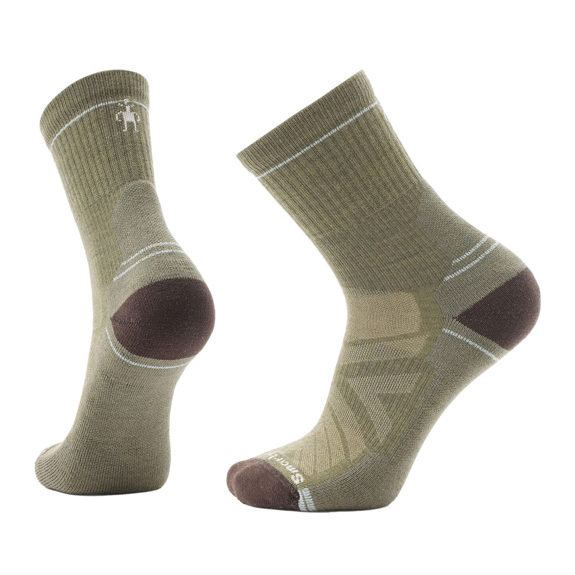 Smartwool - Chaussettes De Randonnée Smartwool Hike Light Cushion Mid Crew - Sous-chaussette - Vert - 42 M/l - Decathlon