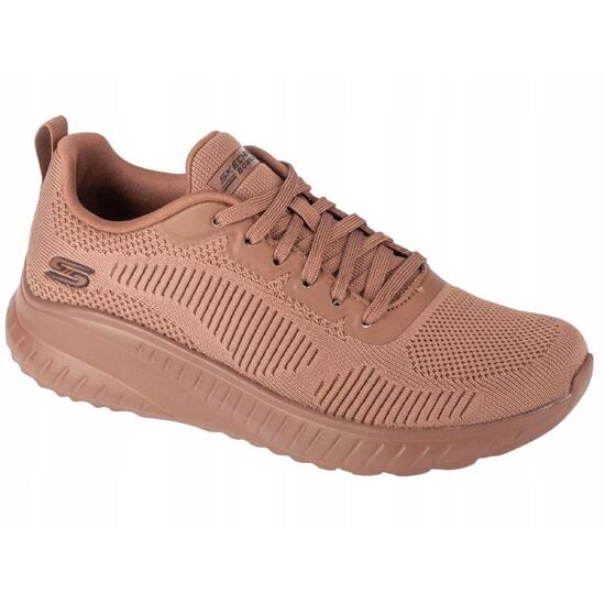 Buty Damskie Skechers Bobs Squad 117209-Clay Sportowe Lekkie Brązowe 39