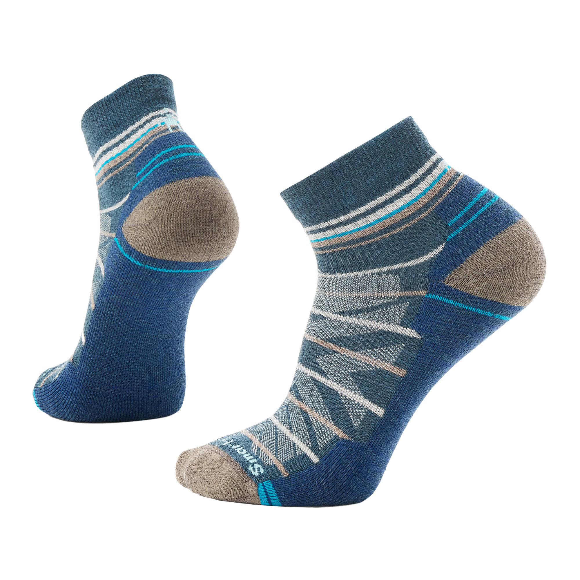 Smartwool - Chaussettes De Randonnée Smartwool Hike Light Cushion Pattern - Sous-chaussette - Bleu - 48 Xl - Decathlon