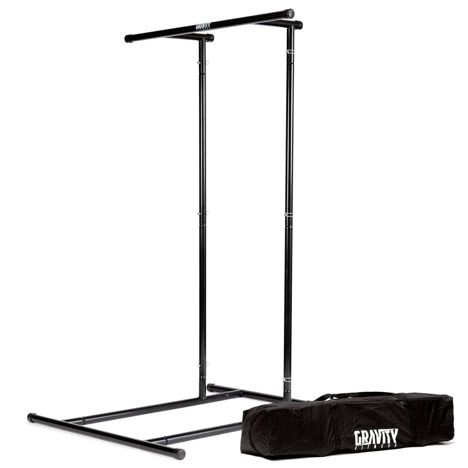 GRAVITY FITNESS Gravity Fitness Portable Pull up Rack with Carry Bag
