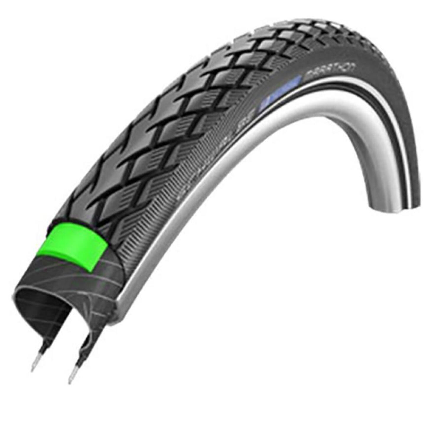Schwalbe - Pneu Vtt Urbain Schwalbe Marathon 26x2.00 Reflex Compatible Vae - Pneu - Noir - 50-559 - Decathlon