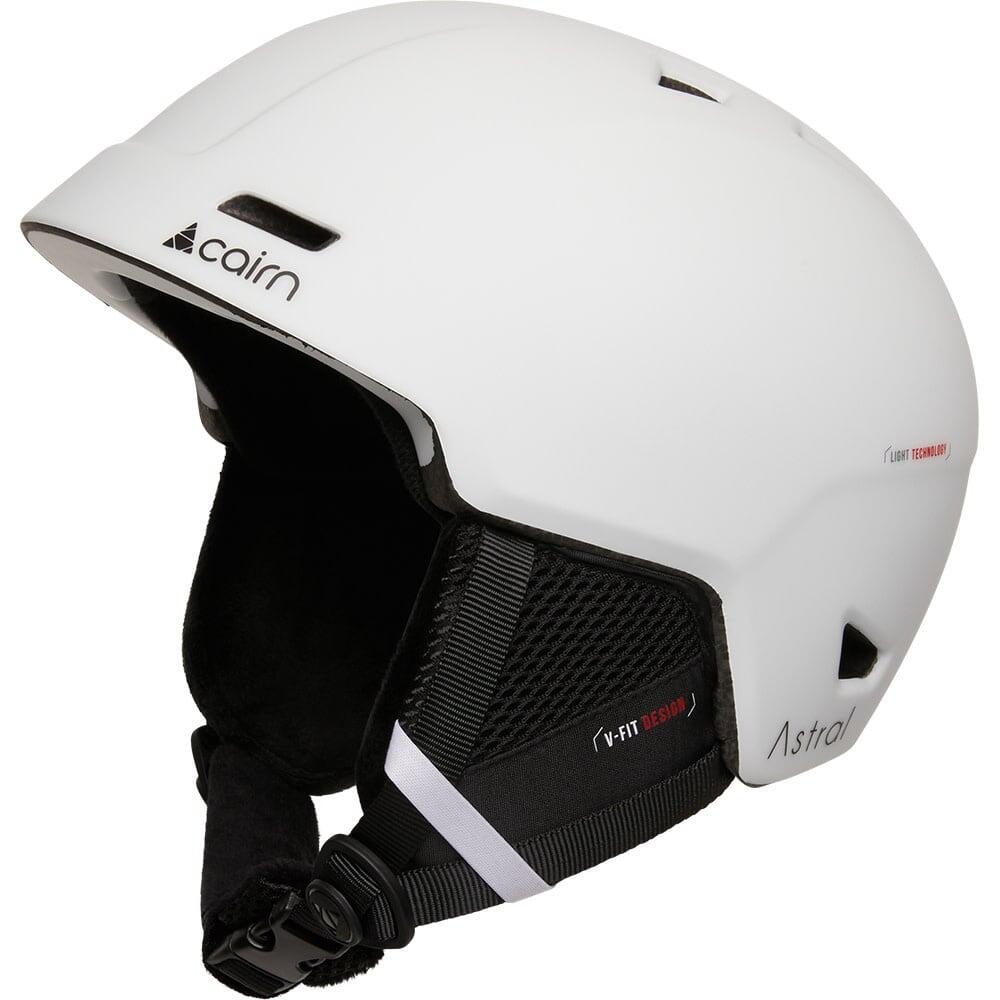 Capacetes unissex - cairn astral - mat white