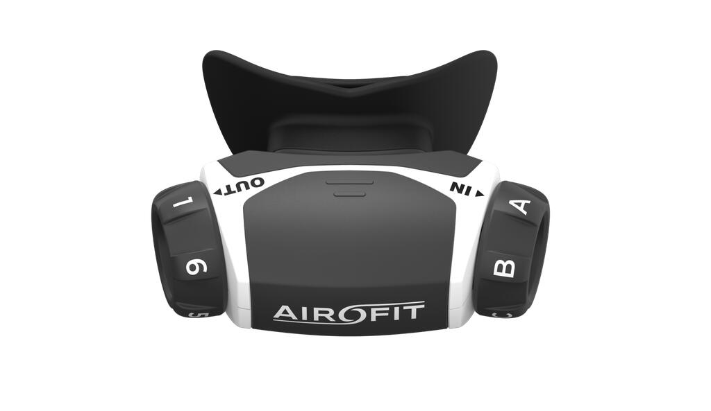 Treinador de respiração Airofit Active™ branco - e aplicação 3/7