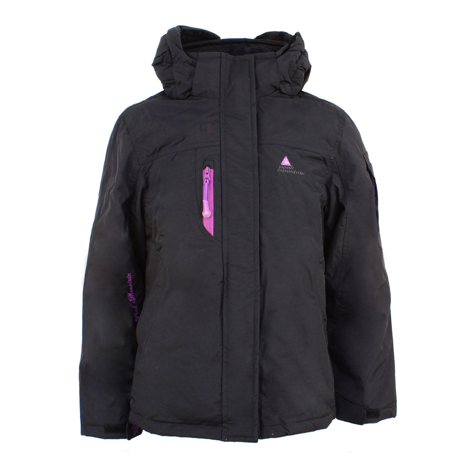 Peak Mountain - Parka Fille Peak Mountain Fadika - Parka - Noir - 3 À 4 Ans - Decathlon