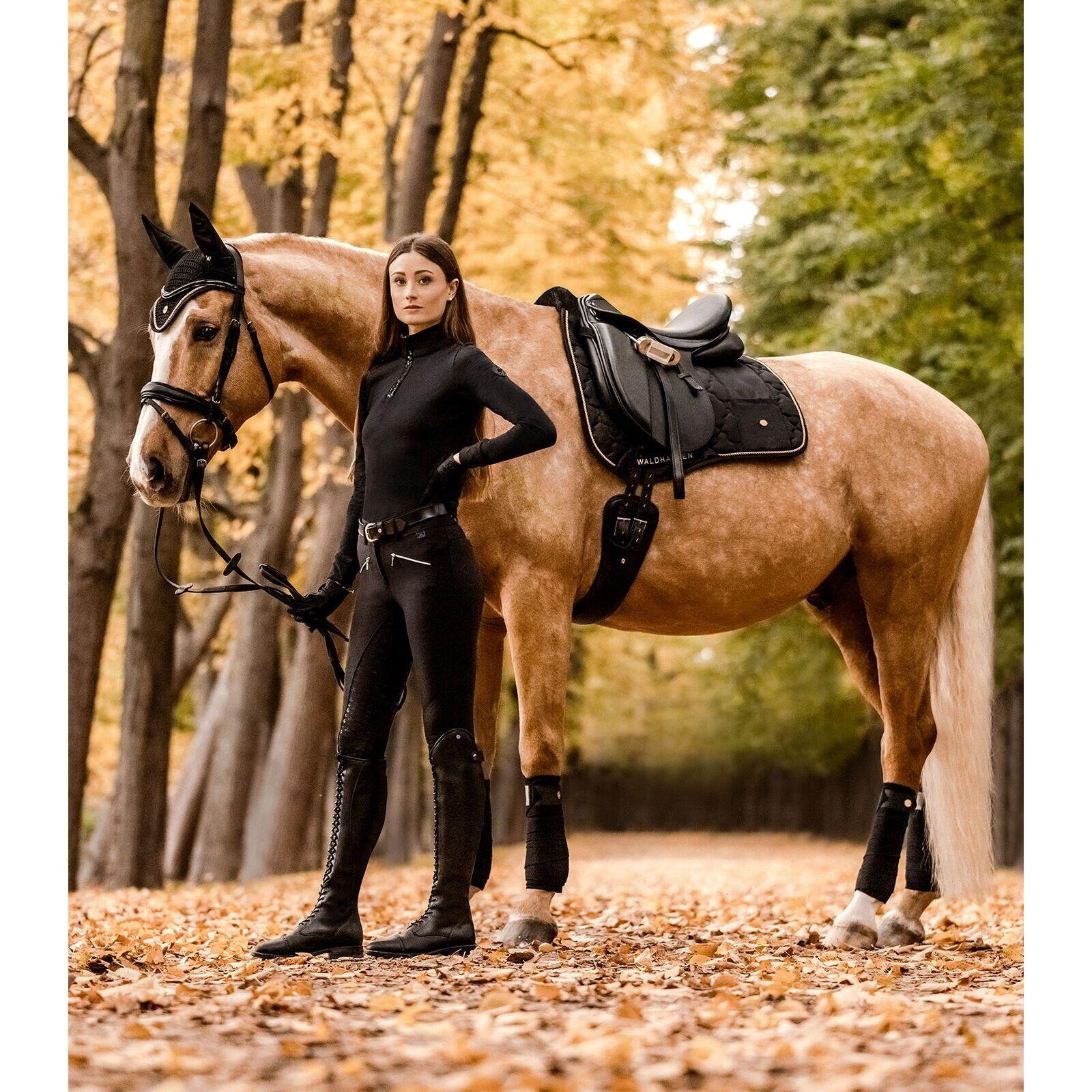 Waldhausen Comfort Leather Dressage Saddle Black - View #13