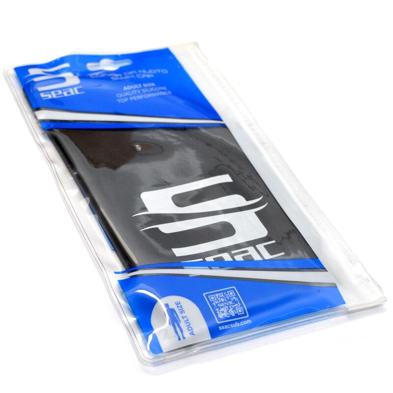 Casca de inot Seac - SILICONE AD, Negru